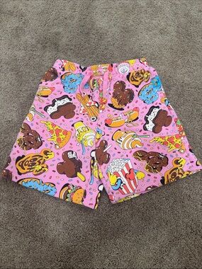 Disney Pink Eats Print Kids Shorts